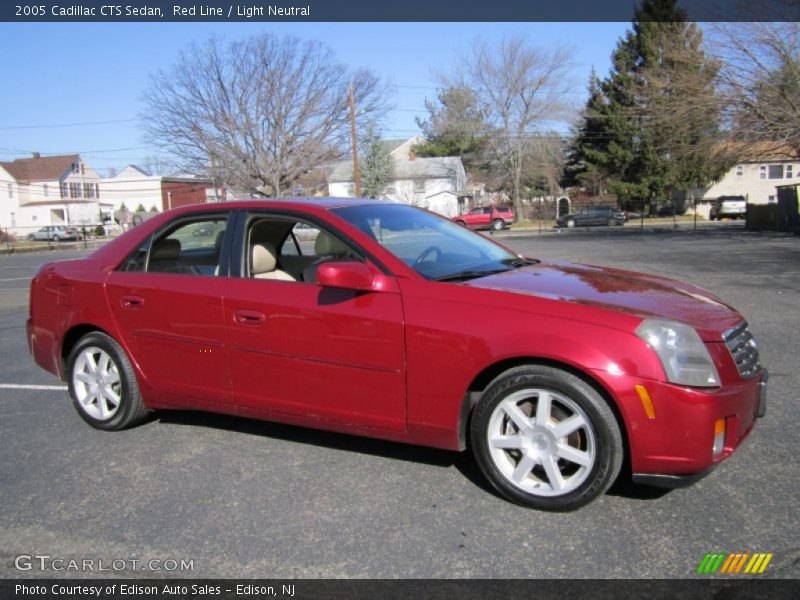 Red Line / Light Neutral 2005 Cadillac CTS Sedan