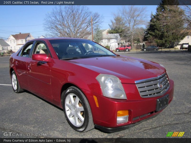 Red Line / Light Neutral 2005 Cadillac CTS Sedan