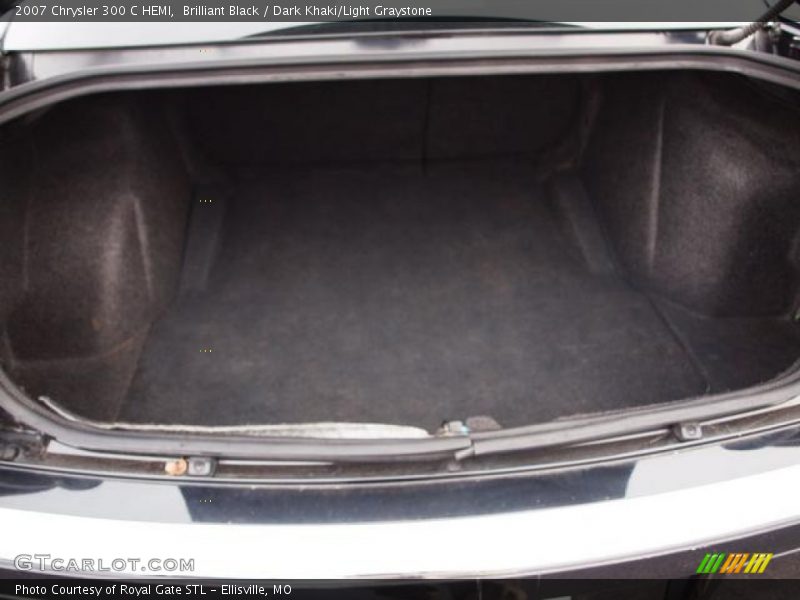 Brilliant Black / Dark Khaki/Light Graystone 2007 Chrysler 300 C HEMI