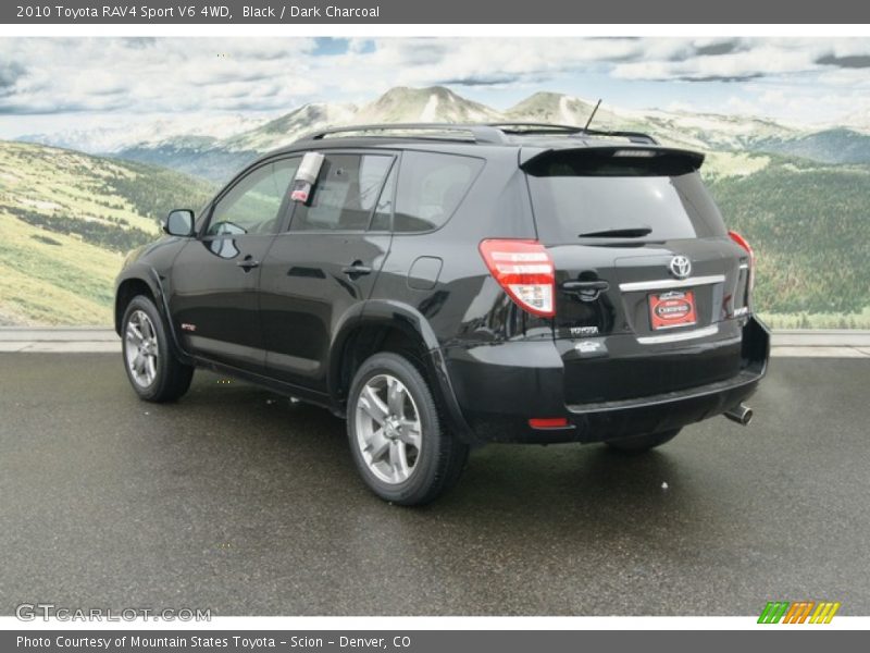 Black / Dark Charcoal 2010 Toyota RAV4 Sport V6 4WD