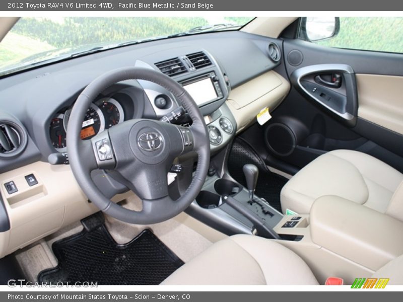  2012 RAV4 V6 Limited 4WD Sand Beige Interior
