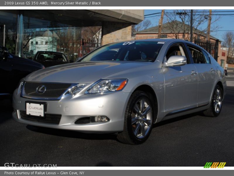 Mercury Silver Metallic / Black 2009 Lexus GS 350 AWD