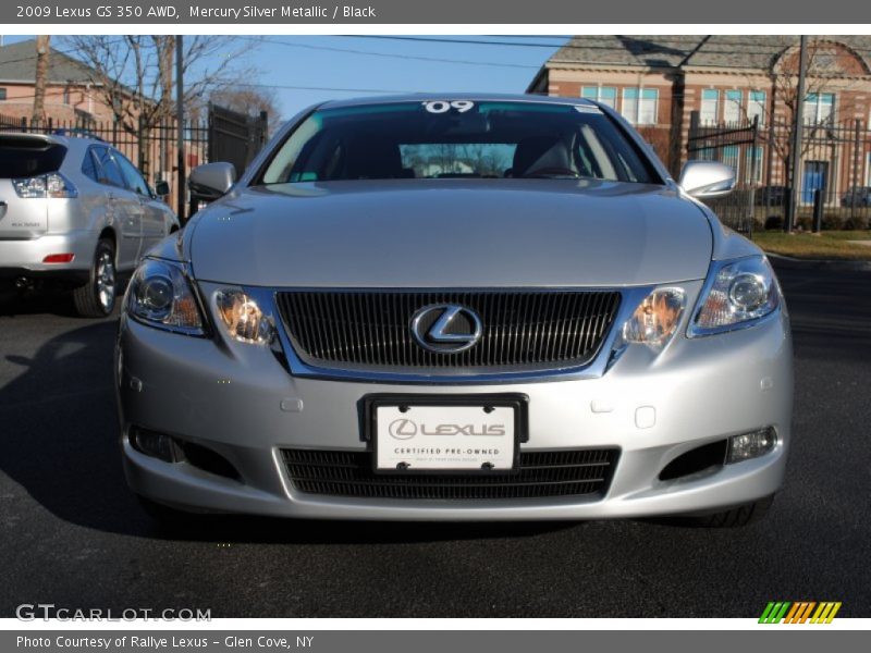 Mercury Silver Metallic / Black 2009 Lexus GS 350 AWD