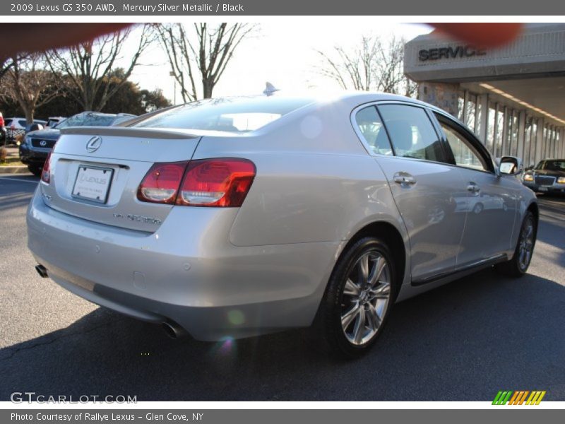 Mercury Silver Metallic / Black 2009 Lexus GS 350 AWD