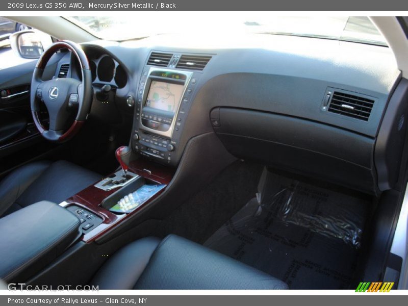 Mercury Silver Metallic / Black 2009 Lexus GS 350 AWD