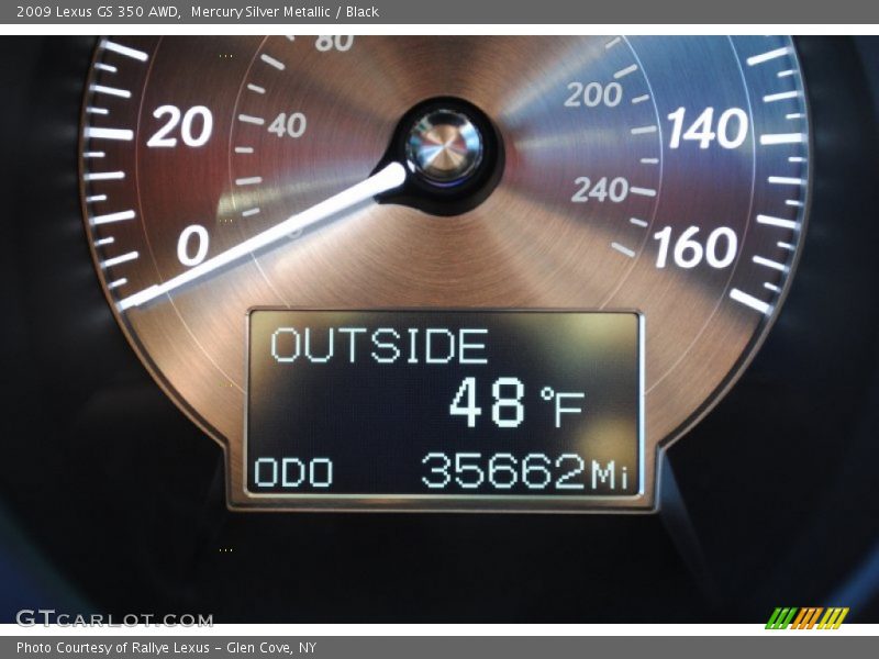 Mercury Silver Metallic / Black 2009 Lexus GS 350 AWD