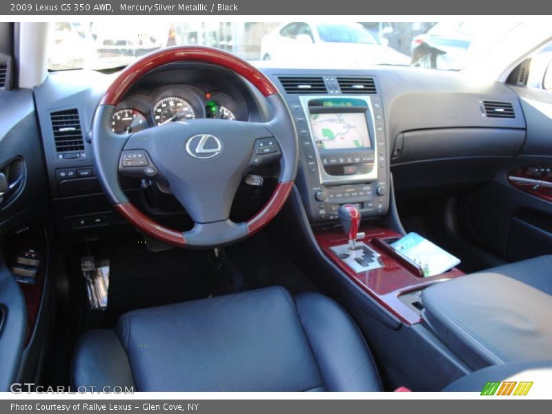 Mercury Silver Metallic / Black 2009 Lexus GS 350 AWD