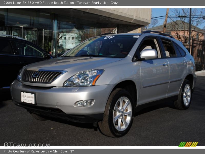 Tungsten Pearl / Light Gray 2009 Lexus RX 350 AWD Pebble Beach Edition