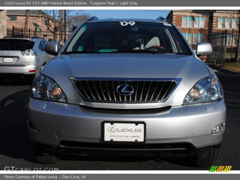 Tungsten Pearl / Light Gray 2009 Lexus RX 350 AWD Pebble Beach Edition