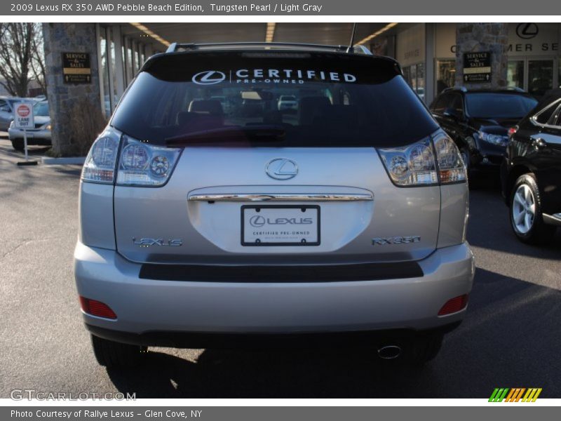 Tungsten Pearl / Light Gray 2009 Lexus RX 350 AWD Pebble Beach Edition