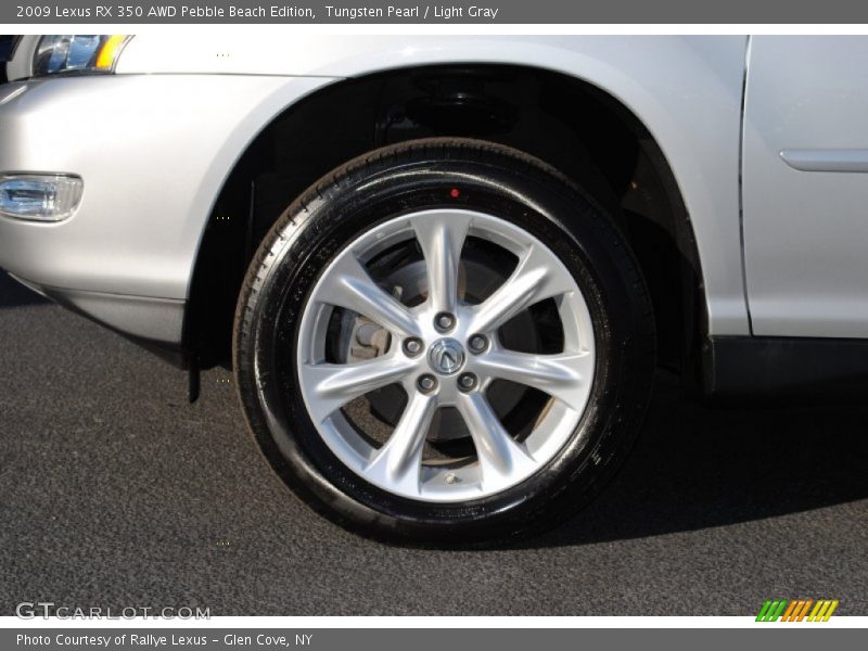 Tungsten Pearl / Light Gray 2009 Lexus RX 350 AWD Pebble Beach Edition