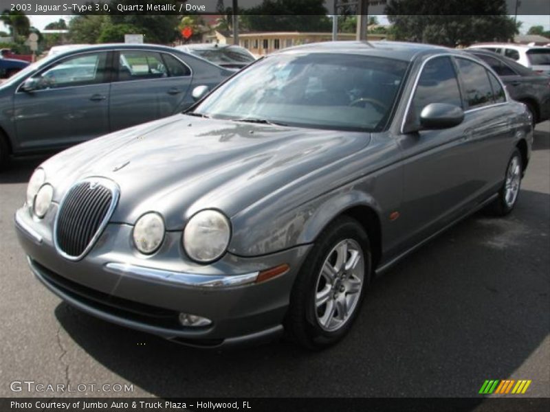 Quartz Metallic / Dove 2003 Jaguar S-Type 3.0