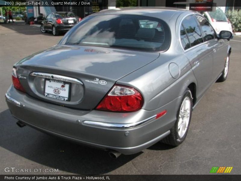 Quartz Metallic / Dove 2003 Jaguar S-Type 3.0