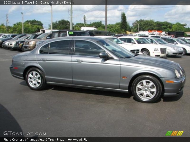 Quartz Metallic / Dove 2003 Jaguar S-Type 3.0