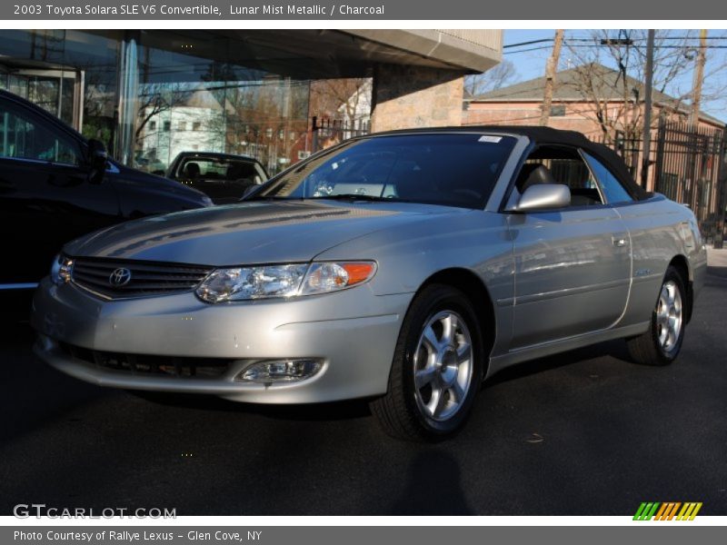 Lunar Mist Metallic / Charcoal 2003 Toyota Solara SLE V6 Convertible