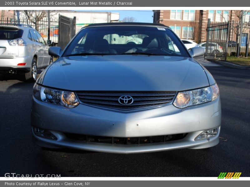 Lunar Mist Metallic / Charcoal 2003 Toyota Solara SLE V6 Convertible