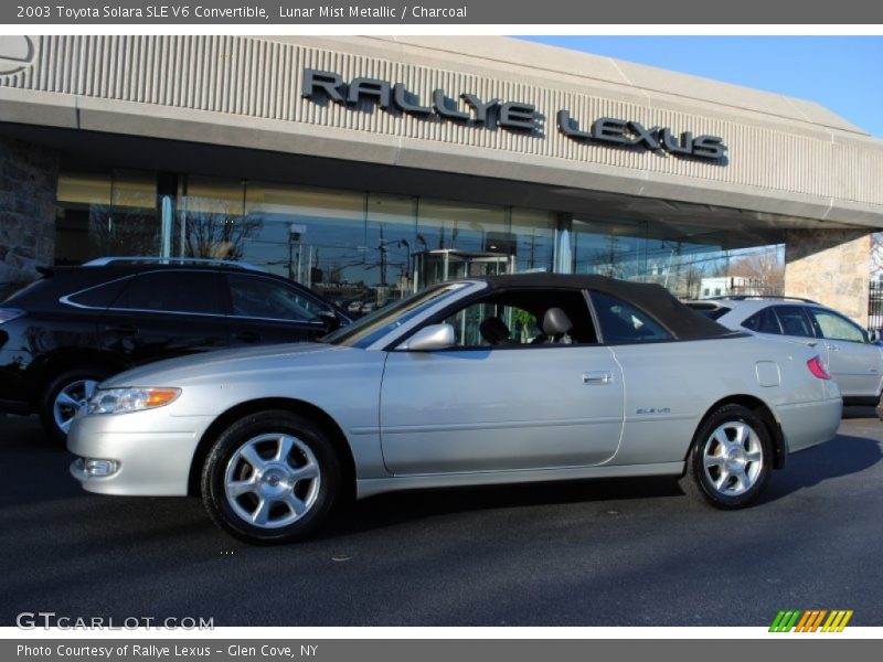 Lunar Mist Metallic / Charcoal 2003 Toyota Solara SLE V6 Convertible