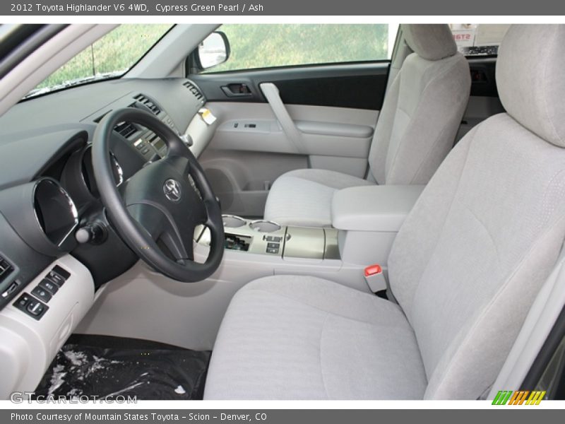 Cypress Green Pearl / Ash 2012 Toyota Highlander V6 4WD