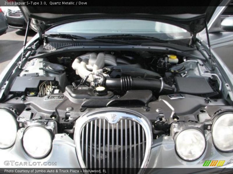 Quartz Metallic / Dove 2003 Jaguar S-Type 3.0