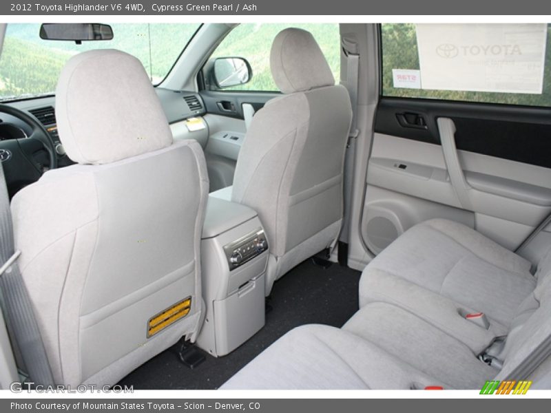 Cypress Green Pearl / Ash 2012 Toyota Highlander V6 4WD
