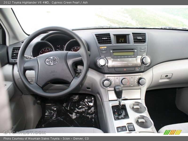 Cypress Green Pearl / Ash 2012 Toyota Highlander V6 4WD