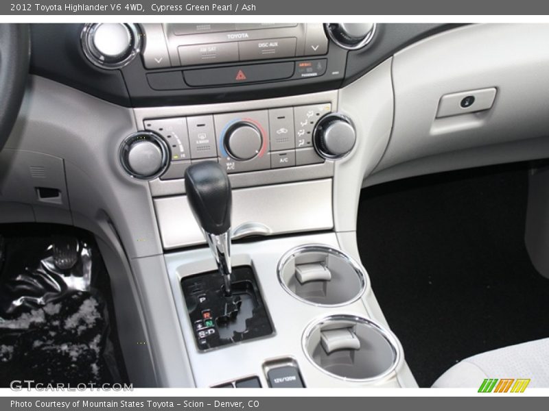 Cypress Green Pearl / Ash 2012 Toyota Highlander V6 4WD