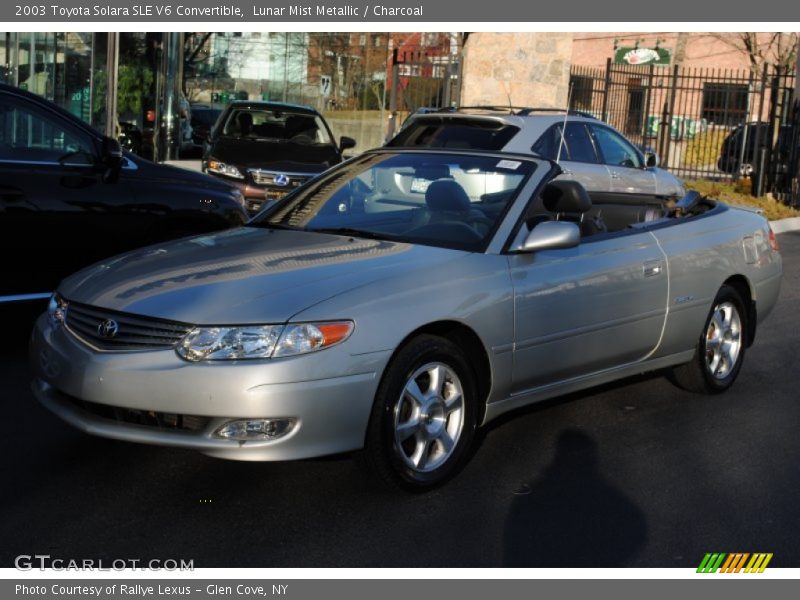 Lunar Mist Metallic / Charcoal 2003 Toyota Solara SLE V6 Convertible
