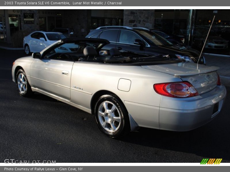 Lunar Mist Metallic / Charcoal 2003 Toyota Solara SLE V6 Convertible