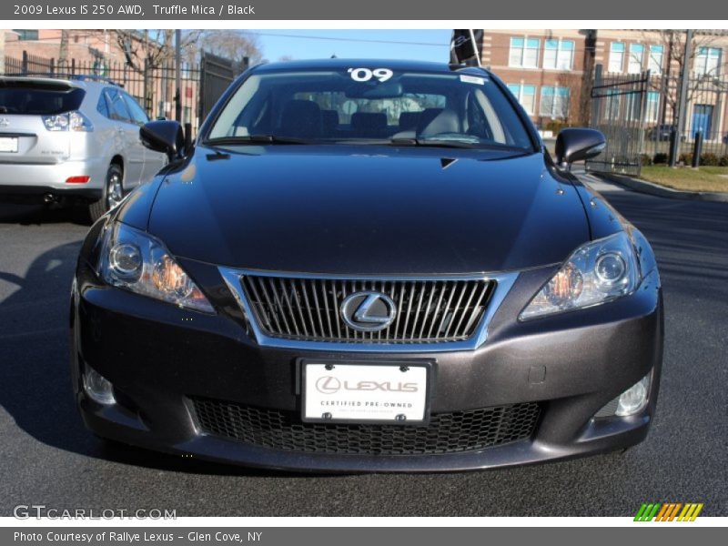 Truffle Mica / Black 2009 Lexus IS 250 AWD