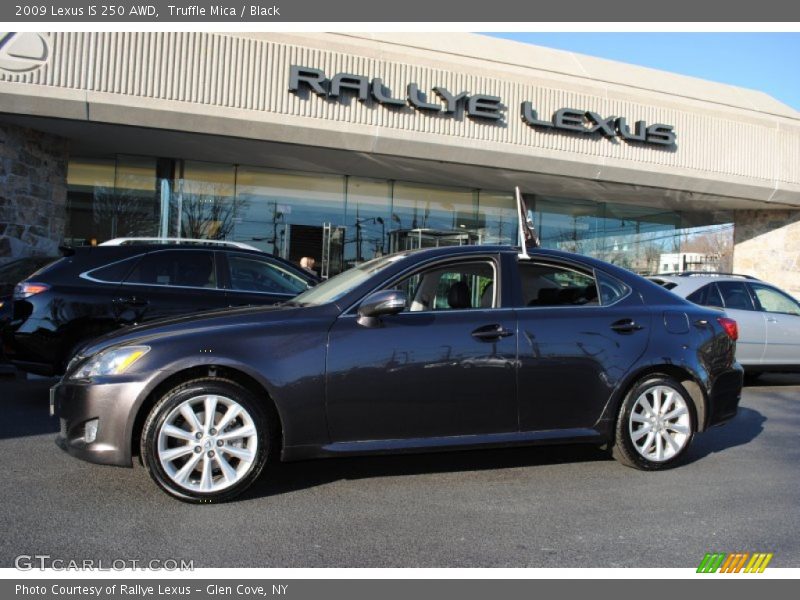 Truffle Mica / Black 2009 Lexus IS 250 AWD
