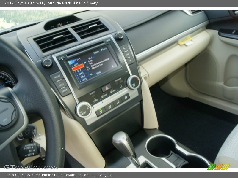 Attitude Black Metallic / Ivory 2012 Toyota Camry LE