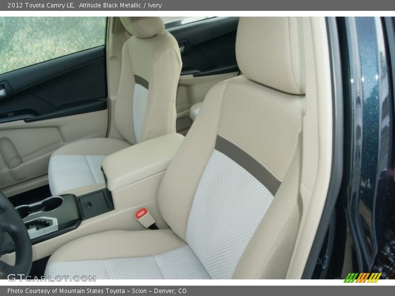 Attitude Black Metallic / Ivory 2012 Toyota Camry LE