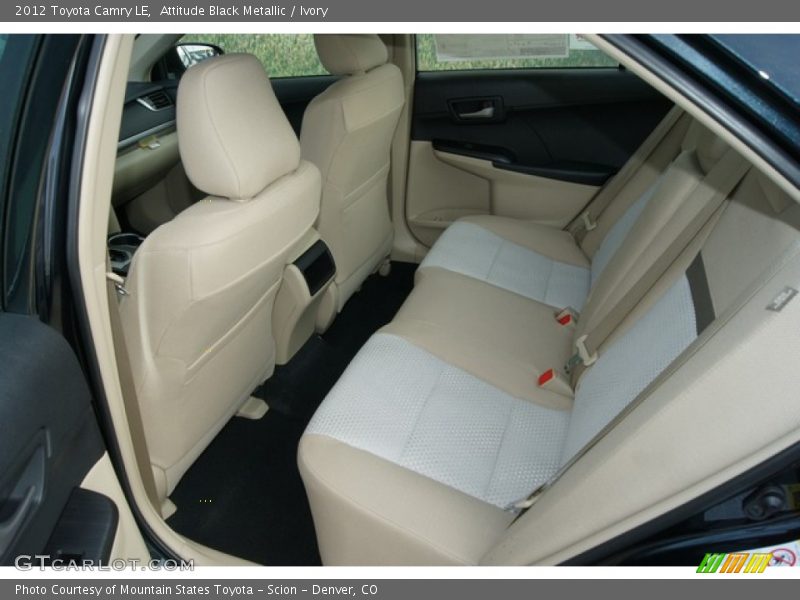Attitude Black Metallic / Ivory 2012 Toyota Camry LE