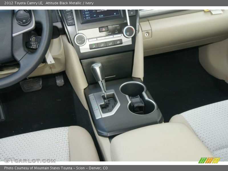 Attitude Black Metallic / Ivory 2012 Toyota Camry LE