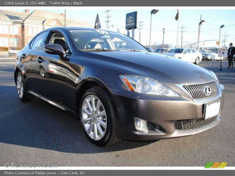 Truffle Mica / Black 2009 Lexus IS 250 AWD