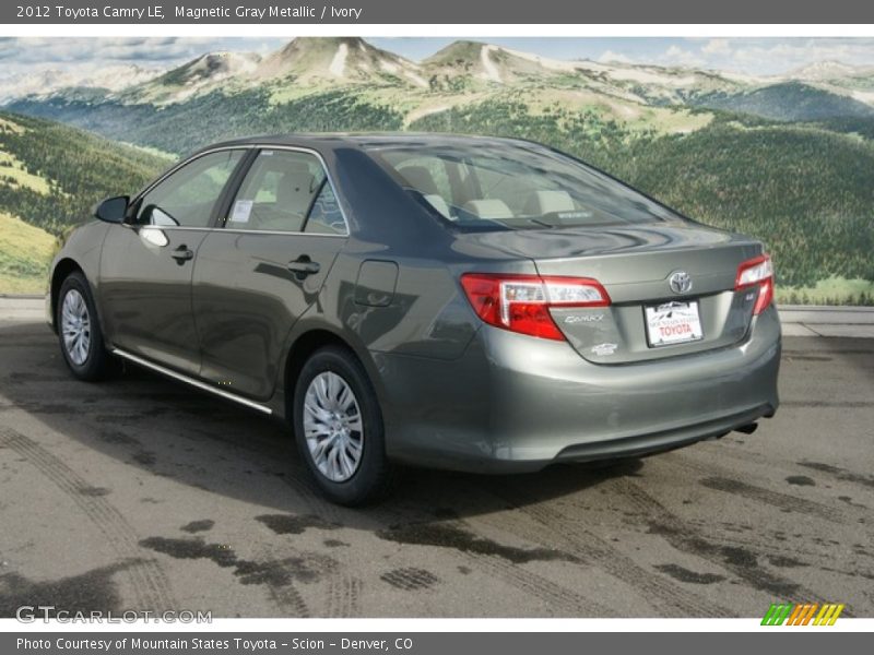 Magnetic Gray Metallic / Ivory 2012 Toyota Camry LE