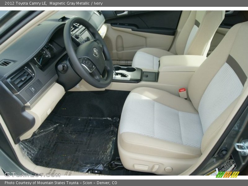 Magnetic Gray Metallic / Ivory 2012 Toyota Camry LE