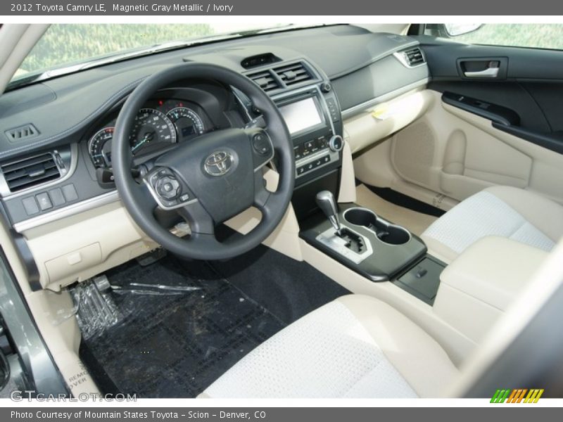 Magnetic Gray Metallic / Ivory 2012 Toyota Camry LE