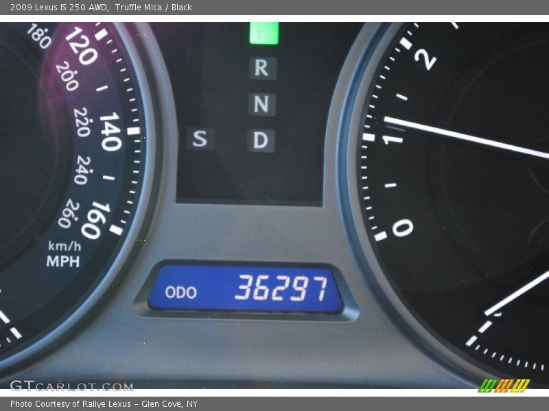 Truffle Mica / Black 2009 Lexus IS 250 AWD