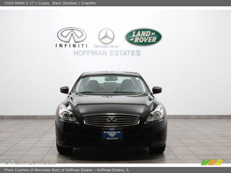 Black Obsidian / Graphite 2009 Infiniti G 37 x Coupe