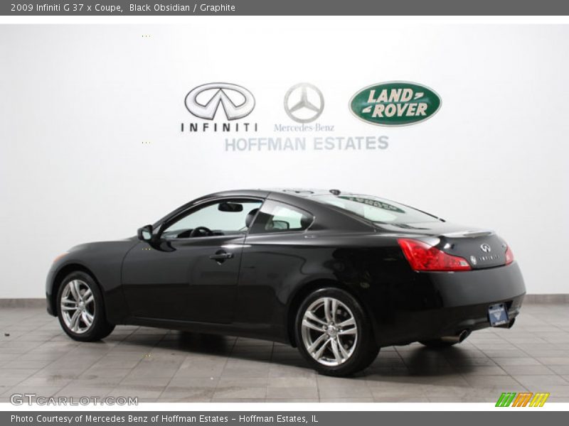 Black Obsidian / Graphite 2009 Infiniti G 37 x Coupe