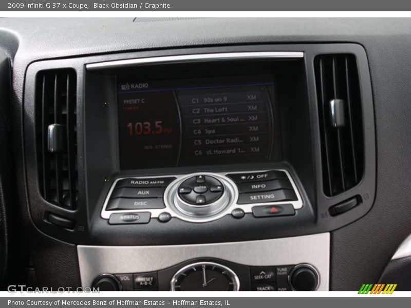 Black Obsidian / Graphite 2009 Infiniti G 37 x Coupe