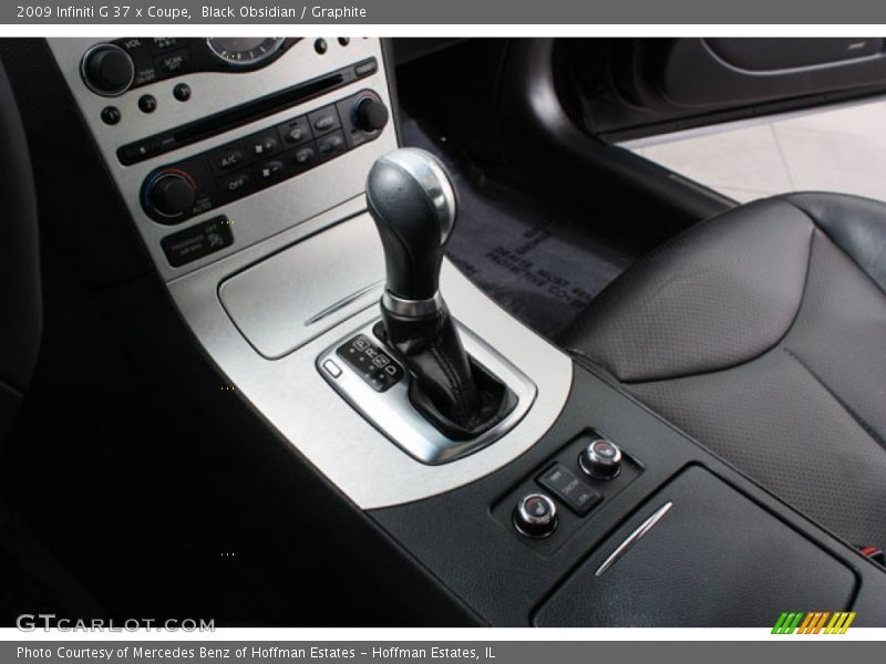 Black Obsidian / Graphite 2009 Infiniti G 37 x Coupe
