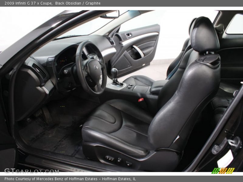 Black Obsidian / Graphite 2009 Infiniti G 37 x Coupe