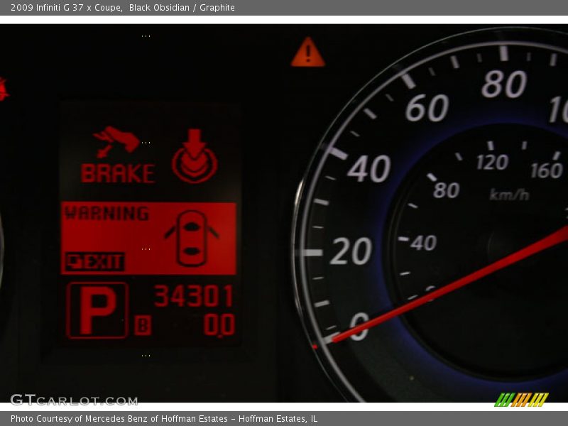 Black Obsidian / Graphite 2009 Infiniti G 37 x Coupe