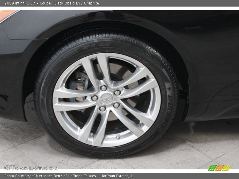 Black Obsidian / Graphite 2009 Infiniti G 37 x Coupe