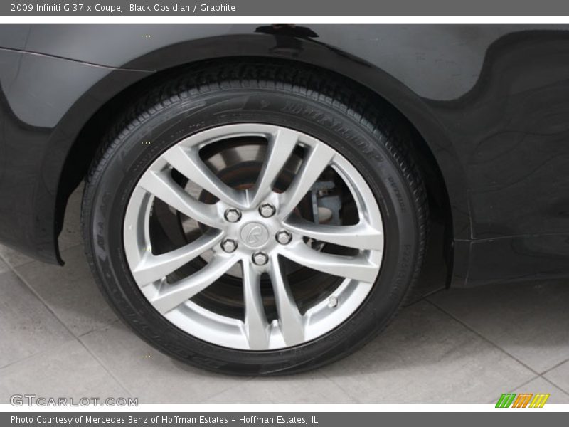 Black Obsidian / Graphite 2009 Infiniti G 37 x Coupe