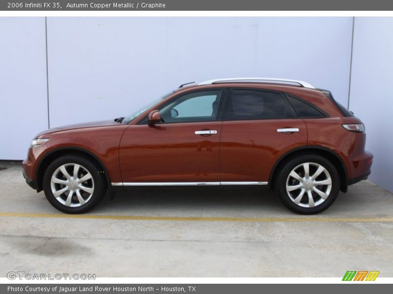 Autumn Copper Metallic / Graphite 2006 Infiniti FX 35