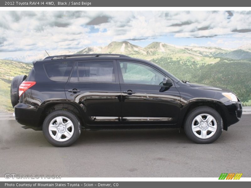 Black / Sand Beige 2012 Toyota RAV4 I4 4WD