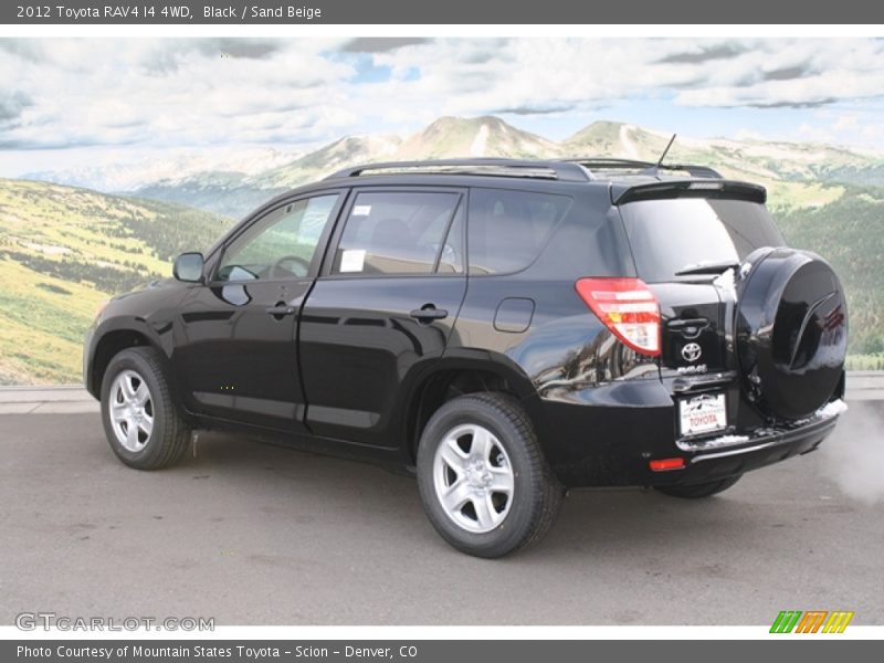Black / Sand Beige 2012 Toyota RAV4 I4 4WD